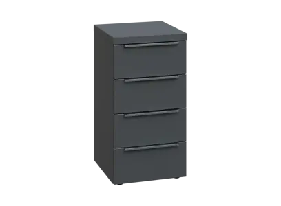 SIN 2 - 44Z kancelářská skříň, 4-zásuvková, 770x400x400, antracit